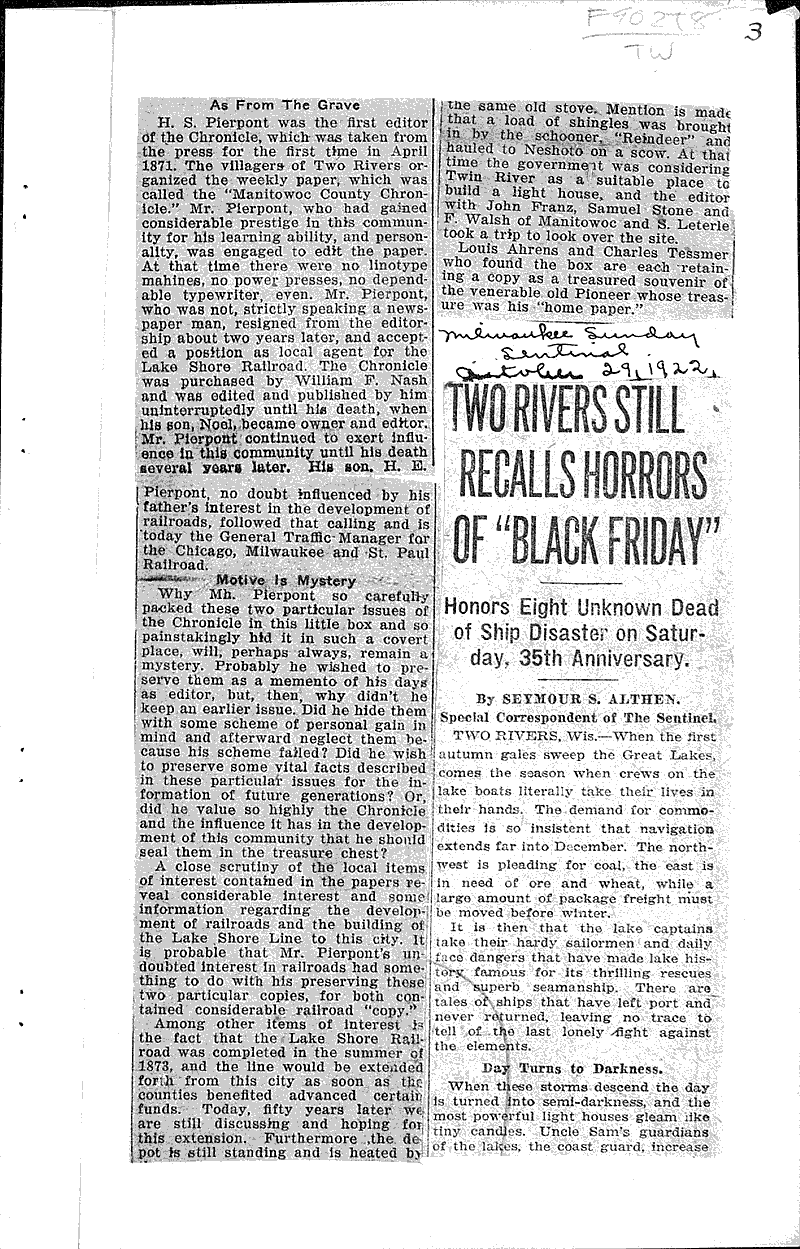 Source: Manitowoc Herald Topics: Transportation Date: 1922-06-01