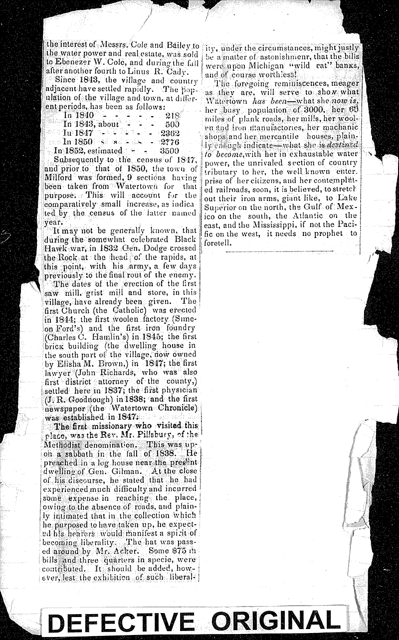  Source: Watertown Weekly Register Date: 1852-02-09