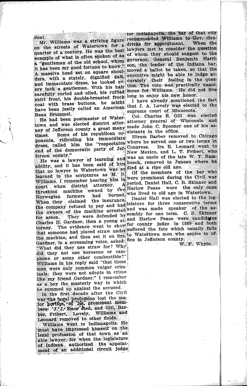  Source: Watertown Times Topics: Civil War Date: 1915-04-26