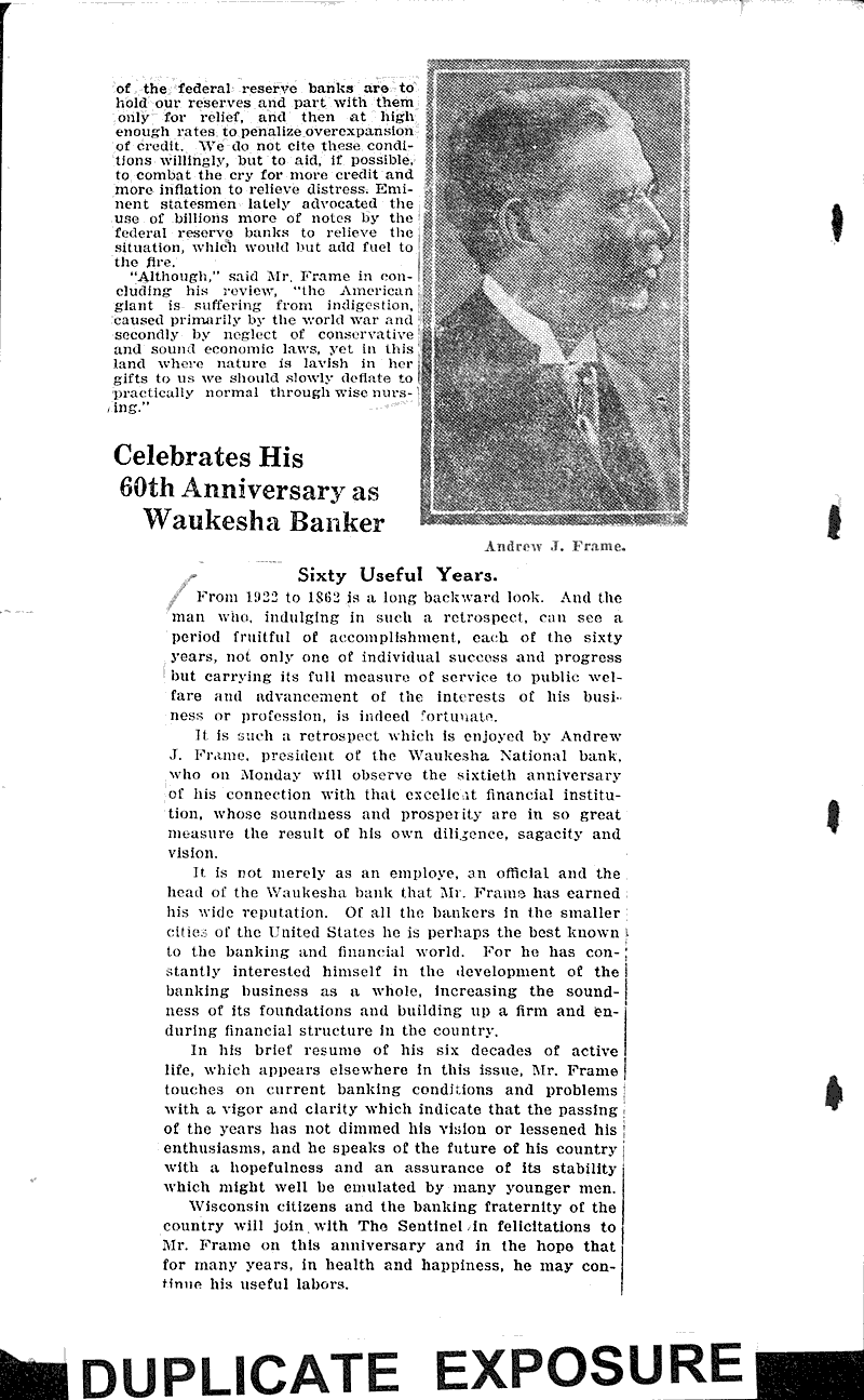  Source: Milwaukee Sentinel Topics: Industry Date: 1922-04-30