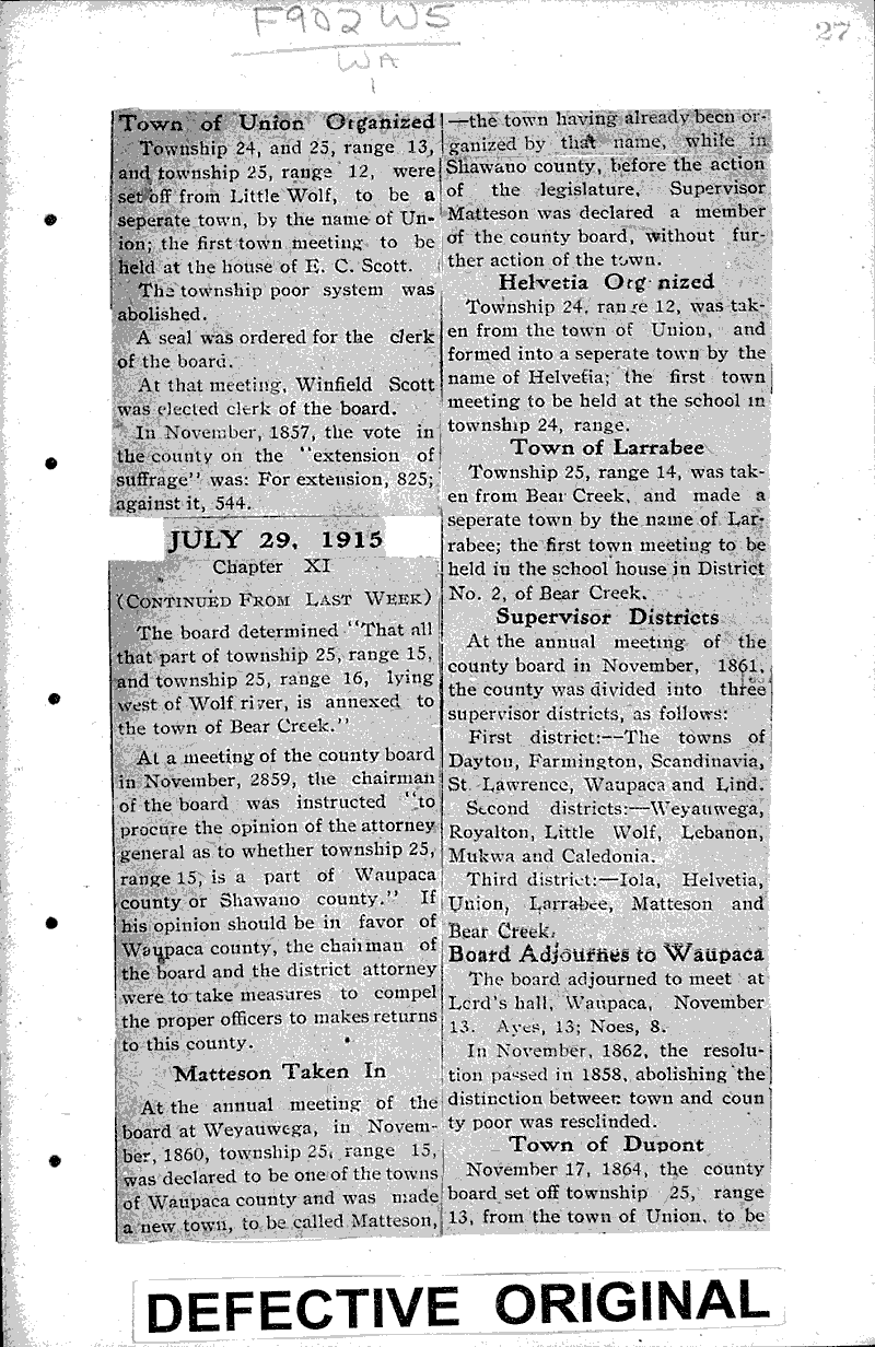  Source: Manawa News Date: 1915-03-11