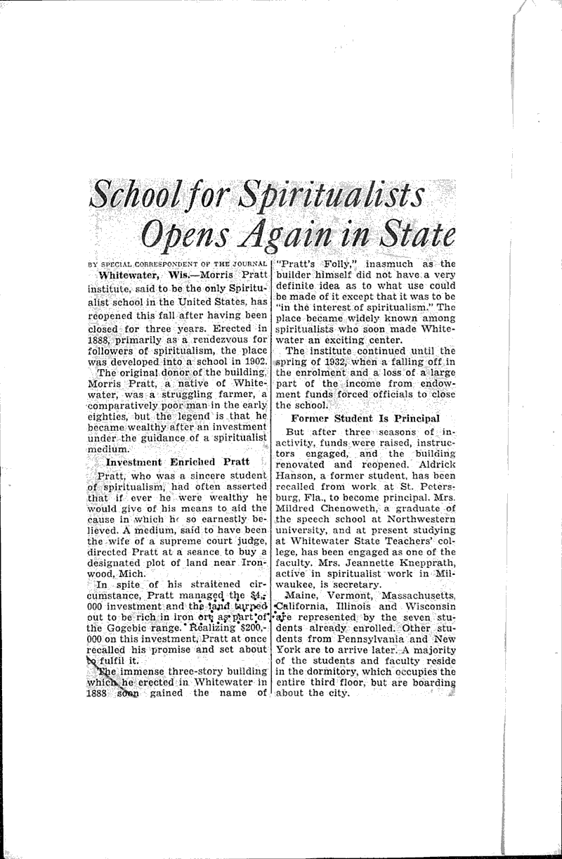  Source: Milwaukee Journal Topics: Education Date: 1935-10-13