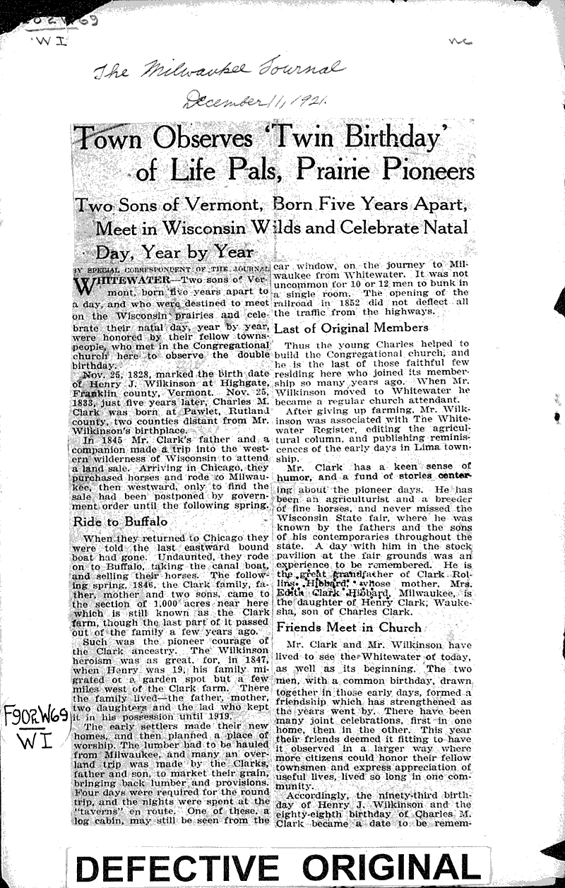  Source: Milwaukee Journal Date: 1921-12-11
