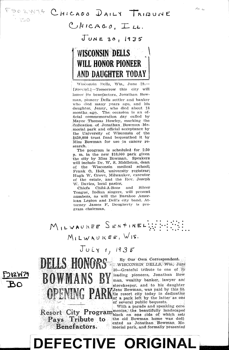  Source: Milwaukee Sentinel Date: 1935-07-01