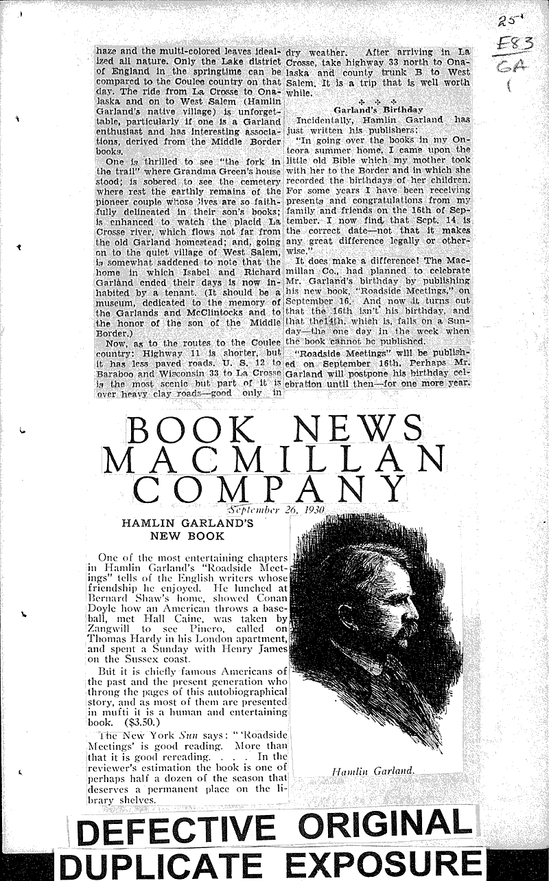  Source: La Crosse Tribune and Leader-Press Topics: Art and Music Date: 1922-11-19