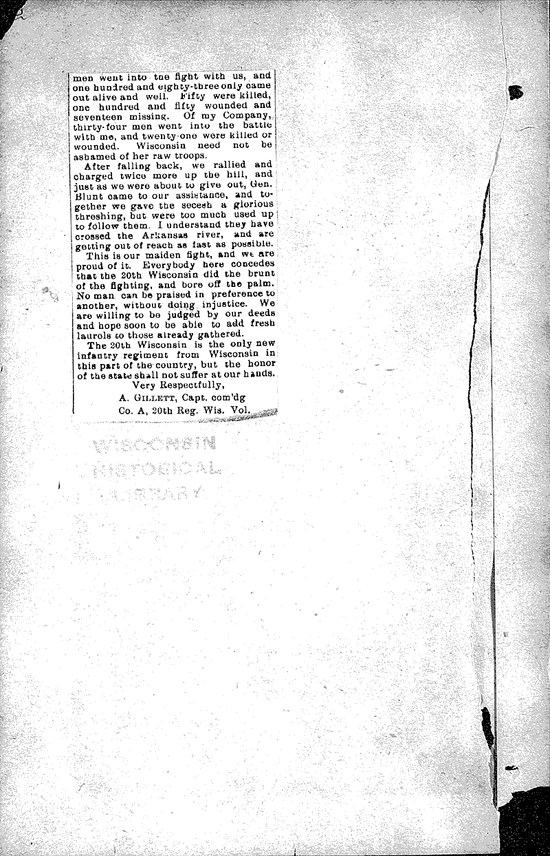  Source: Elkhorn Independent Topics: Civil War Date: 1908-01-16