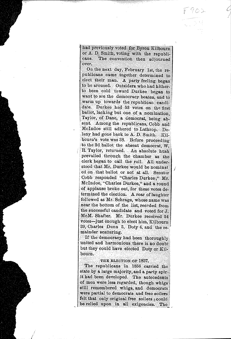  Source: Wisconsin State Journal Topics: Government and Politics Date: 1885-01-20