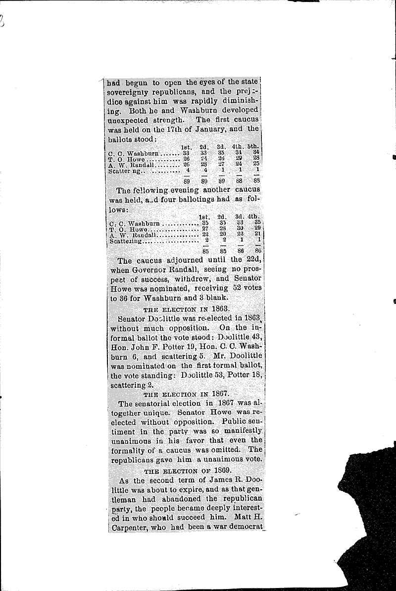  Source: Wisconsin State Journal Topics: Government and Politics Date: 1885-01-20