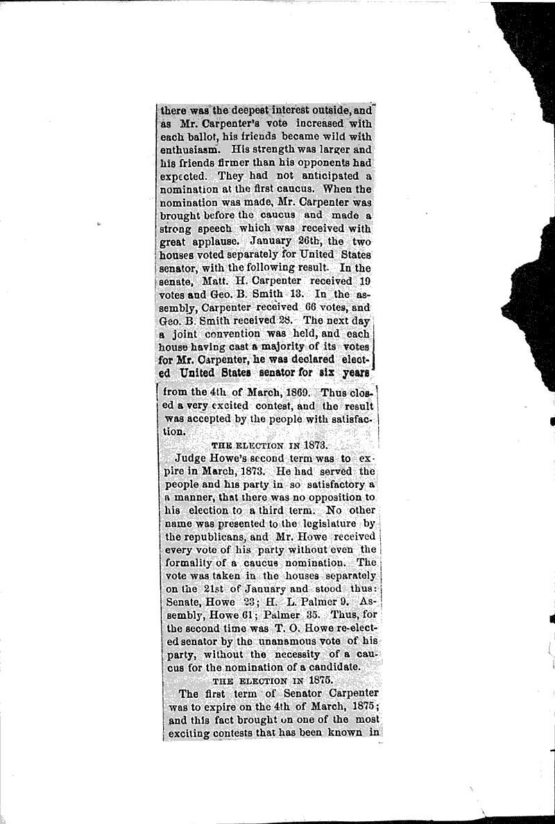  Source: Wisconsin State Journal Topics: Government and Politics Date: 1885-01-20