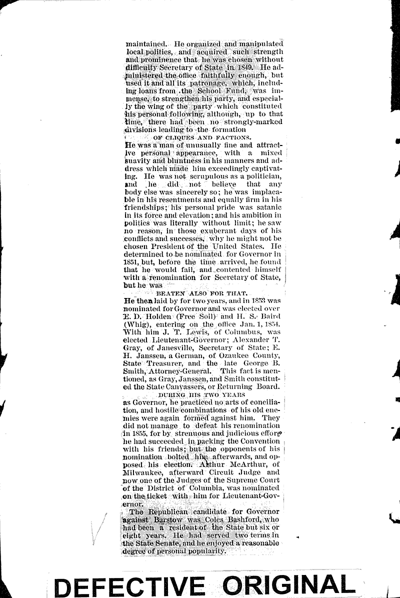  Source: Chicago Tribune Topics: Government and Politics Date: 1880-01-08