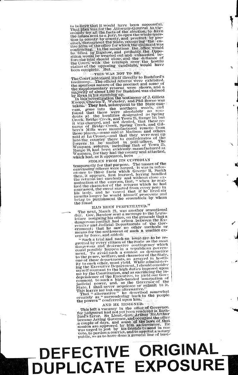  Source: Chicago Tribune Topics: Government and Politics Date: 1880-01-08