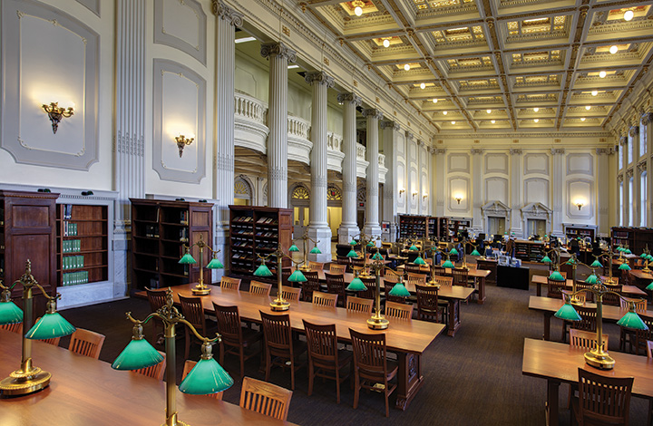 Interior of Wisconsin Historical Societry Library