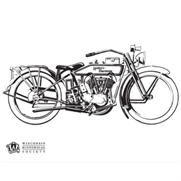Coloring page activity for Harley Davidson book