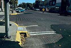 Delavan's Vitrified Brick Street, a Structure.
