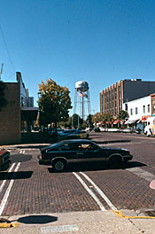 Delavan's Vitrified Brick Street, a Structure.