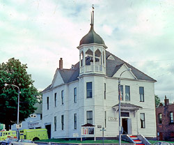 Mellen City Hall, a Building.