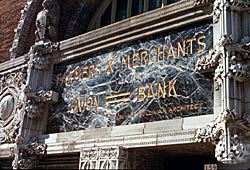 Farmers and Merchants Union Bank, a Building.