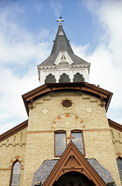 Zion Evangelical Lutheran Church and Parsonage, a Building.