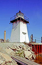 Grassy Island Range Lights, a Structure.