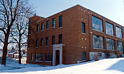 Amity Leather Products Company Factory, a Building.