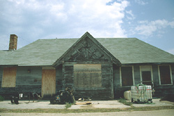 West Bend Chicago and NorthWestern Depot, a Building.