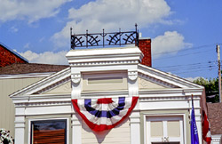 Cushing Land Agency Building, a Building.