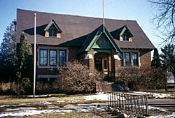 Waupaca Free Public Library, a Building.