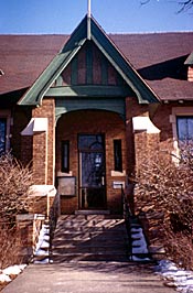 Waupaca Free Public Library, a Building.