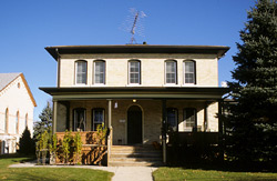 Zion Evangelical Lutheran Church and Parsonage, a Building.