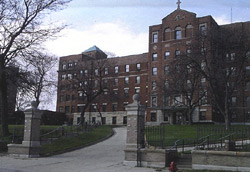 Milwaukee Hospital, a Building.