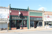 141-145 S KNOWLES AVE, a Commercial Vernacular small retail building, built in New Richmond, Wisconsin in 1900.
