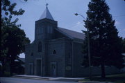 237 E MAIN ST, S SIDE OF MAIN ST, 200' W OF J, a Early Gothic Revival church, built in Benton, Wisconsin in 1854.