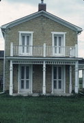 NE CORNER OF COUNTY HIGHWAY U AND RENNICK RD, a Side Gabled house, built in Shullsburg, Wisconsin in 1835.