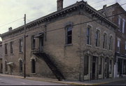 202-206 W WATER ST, a Italianate bank/financial institution, built in Shullsburg, Wisconsin in 1876.