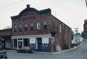 144-148 W WATER ST, a Italianate opera house/concert hall, built in Shullsburg, Wisconsin in 1882.