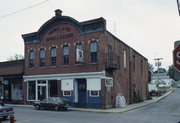 144-148 W WATER ST, a Italianate theater/opera house/concert hall, built in Shullsburg, Wisconsin in 1882.
