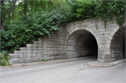 3565A N MORRIS BLVD, a NA (unknown or not a building) stone arch bridge, built in Shorewood, Wisconsin in 1884.