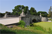 MENOMINEE PARK, a NA (unknown or not a building) stone arch bridge, built in Oshkosh, Wisconsin in 1921.