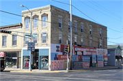 131 N MAIN ST, a Italianate small retail building, built in Fort Atkinson, Wisconsin in 1857.
