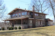 916 WHITEWATER AVE, a Prairie School house, built in Fort Atkinson, Wisconsin in 1914.