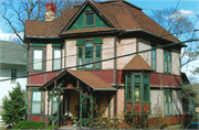 511 S PAGE ST, a Queen Anne house, built in Stoughton, Wisconsin in 1889.