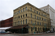 343 N BROADWAY (A.K.A. 225 E ST PAUL AVE), a Commercial Vernacular warehouse, built in Milwaukee, Wisconsin in 1865.