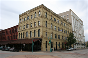 343 N BROADWAY (A.K.A. 225 E ST PAUL AVE), a Commercial Vernacular warehouse, built in Milwaukee, Wisconsin in 1865.