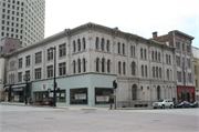 307 E WISCONSIN AVE (AKA 301-315 E WISCONSIN AVE), a Italianate large retail building, built in Milwaukee, Wisconsin in 1867.