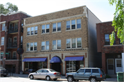 1499-1503 (aka 1501) N FARWELL AVE, a Spanish/Mediterranean Styles large retail building, built in Milwaukee, Wisconsin in 1925.
