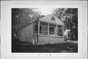 N SIDE OF W, 1/3 MILE W OF NEW DIGGINGS, NEXT TO MASONIC CEMETERY, a Front Gabled social recreational/fraternal hall, built in New Diggings, Wisconsin in 1845.