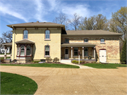 32513 ACADEMY RD, a Italianate house, built in Burlington, Wisconsin in 1876.