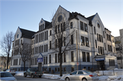 609 N 8TH ST, a Early Gothic Revival elementary, middle, jr.high, or high, built in Milwaukee, Wisconsin in 1885.