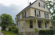 264 EDWARD ST, a Queen Anne house, built in Burlington, Wisconsin in 1910.