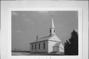 S SIDE OF ST PETER'S RD, 1 3/4 MILES E OF H, a Front Gabled house of worship, built in Elk Grove, Wisconsin in .